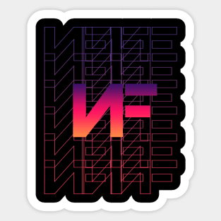 nf logo Sticker